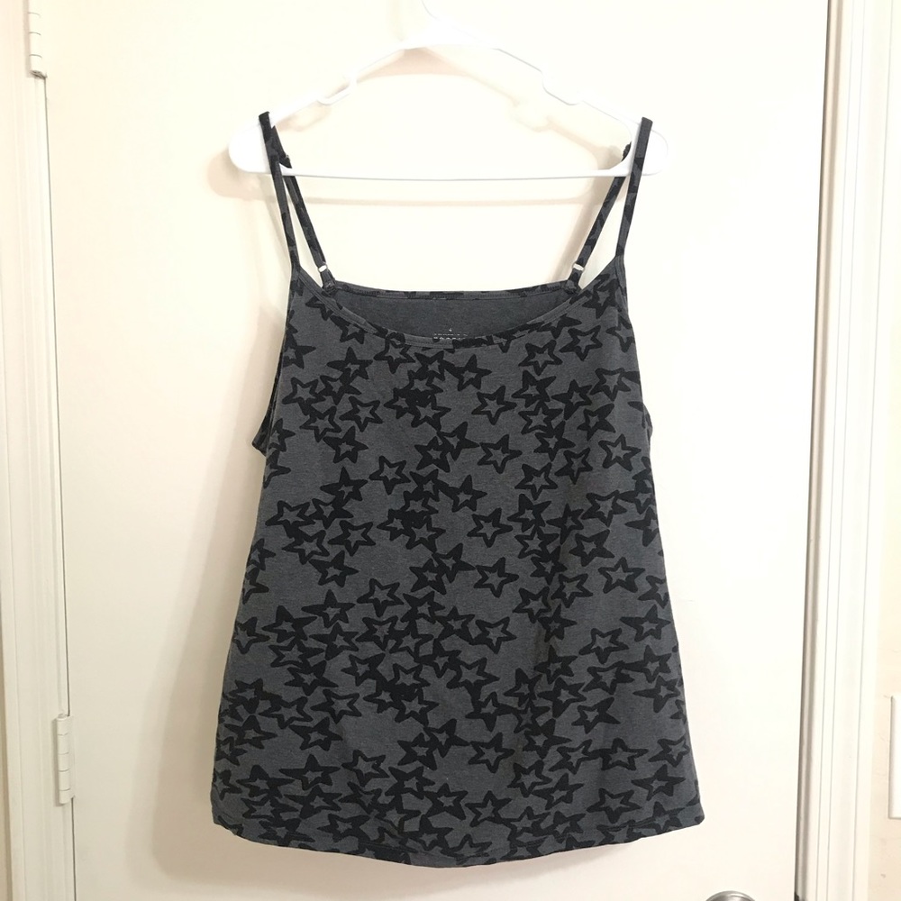 Torrid star print gray cami